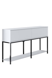 Hanah Home Consola Lord Blanco y Negro